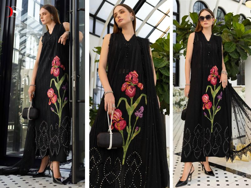 Deepsy Maria B Embroidered Vol 6 Cotton Embroidered Pakistani Salwar Kameez — Wholesale Pakistani Suits, Deepsy Suit wholesale from Surat — view 4