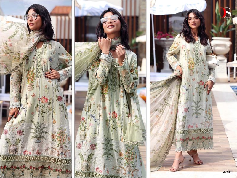 Deepsy Maria B M Print Vol 7  Readymade Cotton Embroidered Salwar Kameez — Wholesale Pakistani Suits, Deepsy wholesale from Surat — view 3