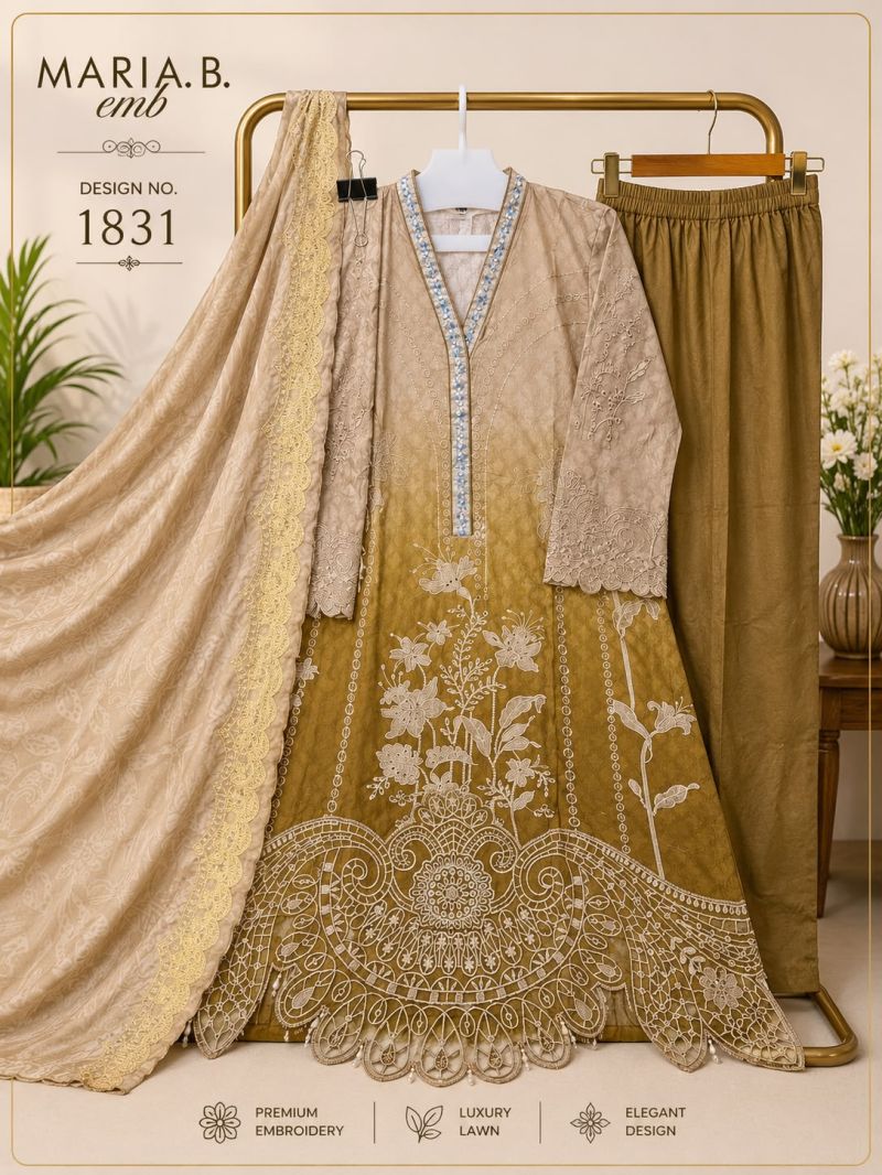 Deepsy R 1831 Cotton Dupatta Cotton Embroidered Handmade Latkan Salwar Kameez — Wholesale Cotton Kurti Pant Set, Vardan Ethnic wholesale from Surat — view 2