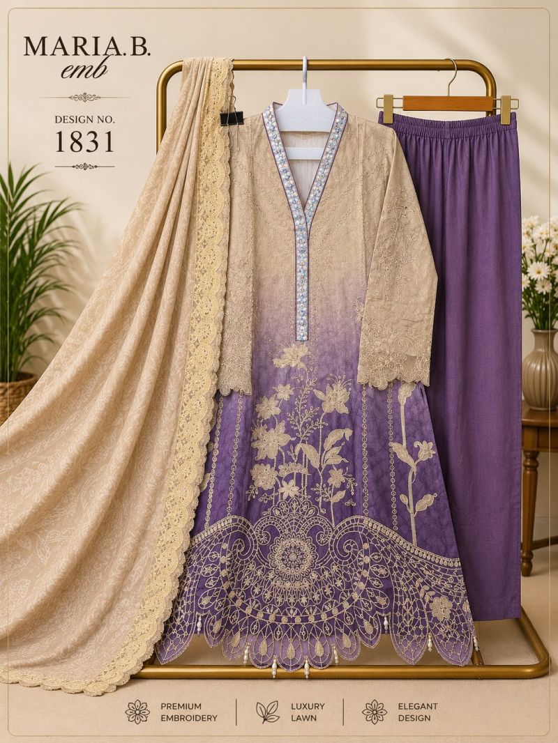 Deepsy R 1831 Cotton Dupatta Cotton Embroidered Handmade Latkan Salwar Kameez — Wholesale Cotton Kurti Pant Set, Vardan Ethnic wholesale from Surat — view 4