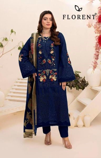 Florant 1049 E And F Cambric Cotton Embroidery Pakistani Salwar Kameez Catalog