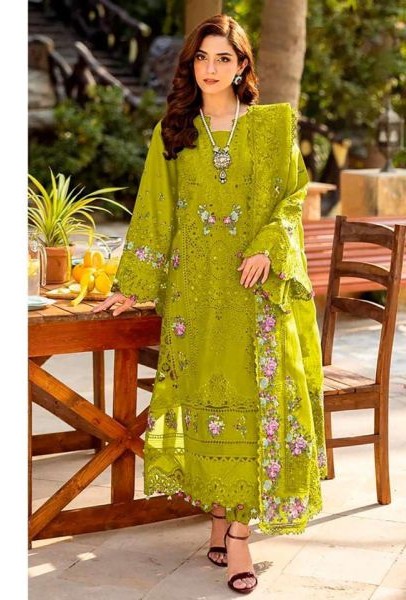 Florent 1088 A And B Cambric Cotton Embroidered Salwar Kameez Catalog