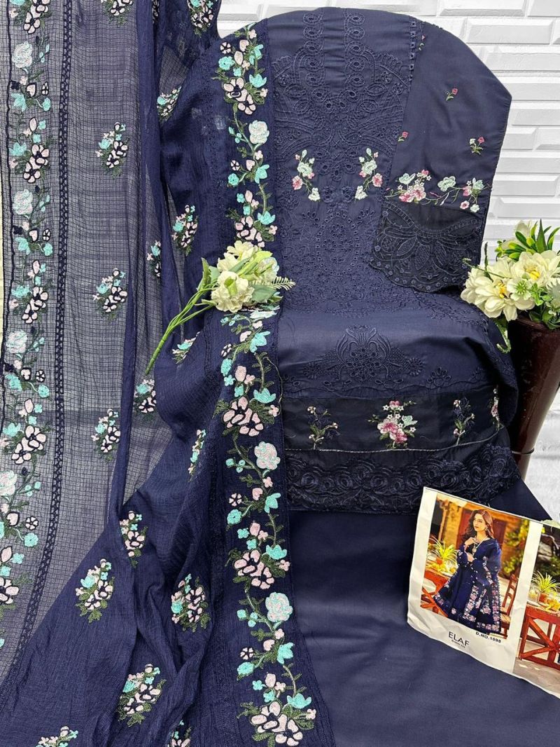 Florent 1088 A And B Cambric Cotton Embroidered Salwar Kameez Catalog — Wholesale Readymade Suit, Vardan Ethnic wholesale from Surat — view 2