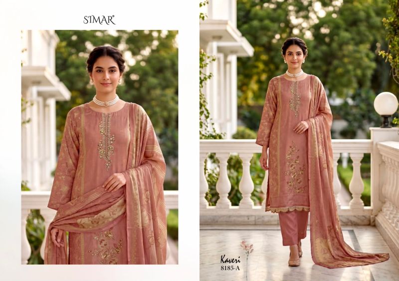 Glossy Simar Kaveri Viscose Maslin Digital Print Embroidered Salwar Kameez