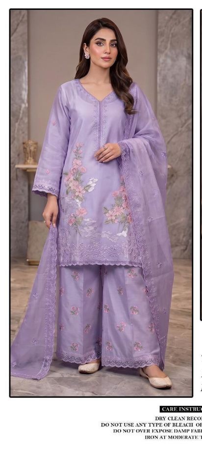 Hoor Tex 877 A To D Malai Satin Embroidered Salwar Kameez Catalog