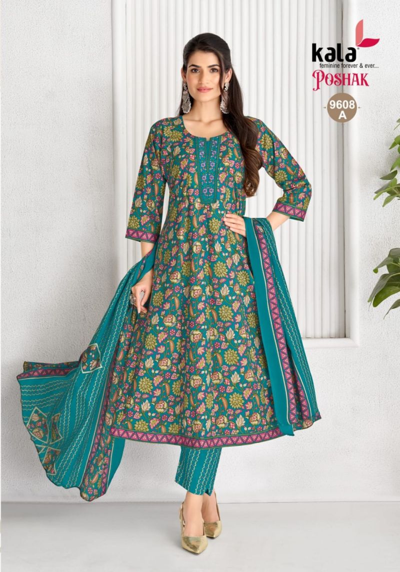 Kala Poshak Vol 5 Cotton Printed Anarkali Kurti With Bottom Dupatta Set — Wholesale Kurtis, MPA wholesale from Surat — view 7