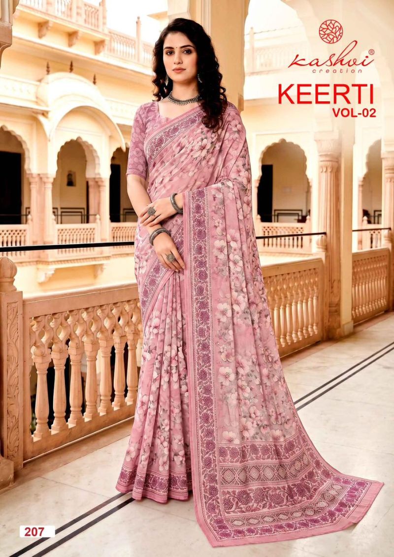 Kashvi Keerti Vol 2 Raga Digital Printed Saree Catalog — Wholesale Sarees, Vardan Ethnic wholesale from Surat — view 2