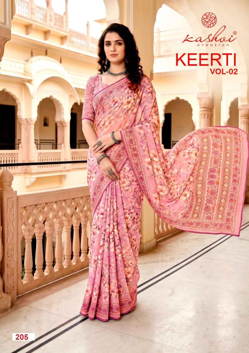 Kashvi Keerti Vol 2 Raga Digital Printed Saree Catalog — Wholesale Sarees, Vardan Ethnic wholesale from Surat — view 4