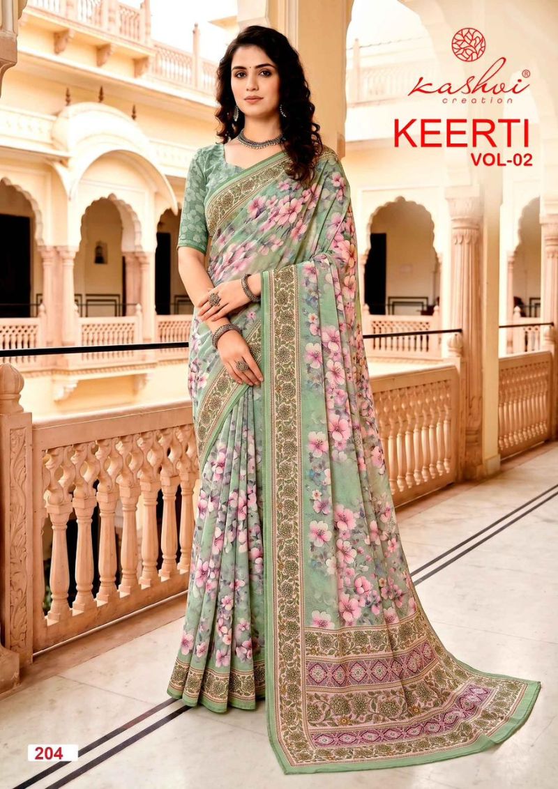 Kashvi Keerti Vol 2 Raga Digital Printed Saree Catalog