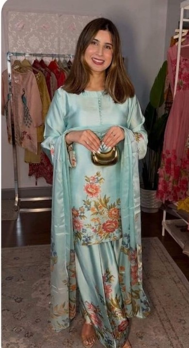 Khas 80 To 83 Modal Satin Teady Digital Printed Salwar Kameez Set