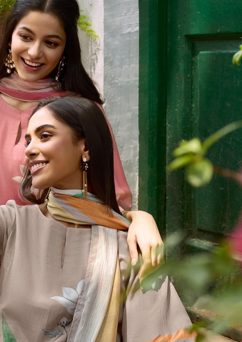 Kimora Dehri Vol 92 Muslin Digital Printed Patch Embroidery Salwar Kameez Dress Material — Wholesale Salwar Suits, Aanchi wholesale from Surat — view 6