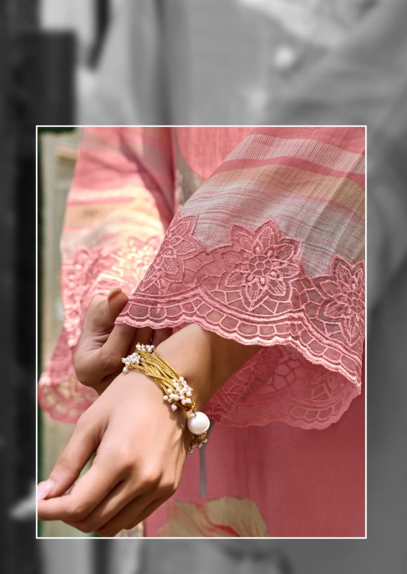Kimora Dehri Vol 92 Muslin Digital Printed Patch Embroidery Salwar Kameez Dress Material — Wholesale Salwar Suits, Aanchi wholesale from Surat — view 7