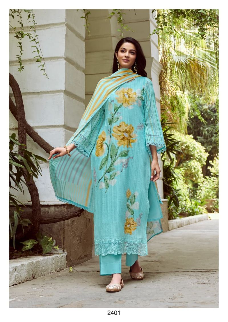 Kimora Gulabi Vol 89 Pure Cotton Digital Printed Salwar Kameez — Wholesale Dress Material, Kimora wholesale from Surat — view 2