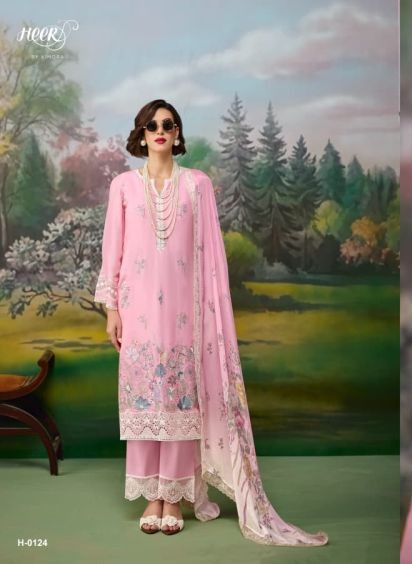 Kimora Heer Jaani Vol 256 Muslin Resham Embroidered Salwar Suit