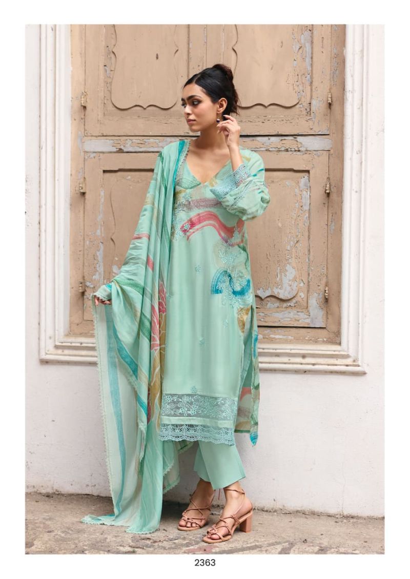 Kimora Ronaq Pure Lawn Cotton Digital Printed Salwar Kameez — Wholesale Salwar Suits, Kimora wholesale from Surat — view 2