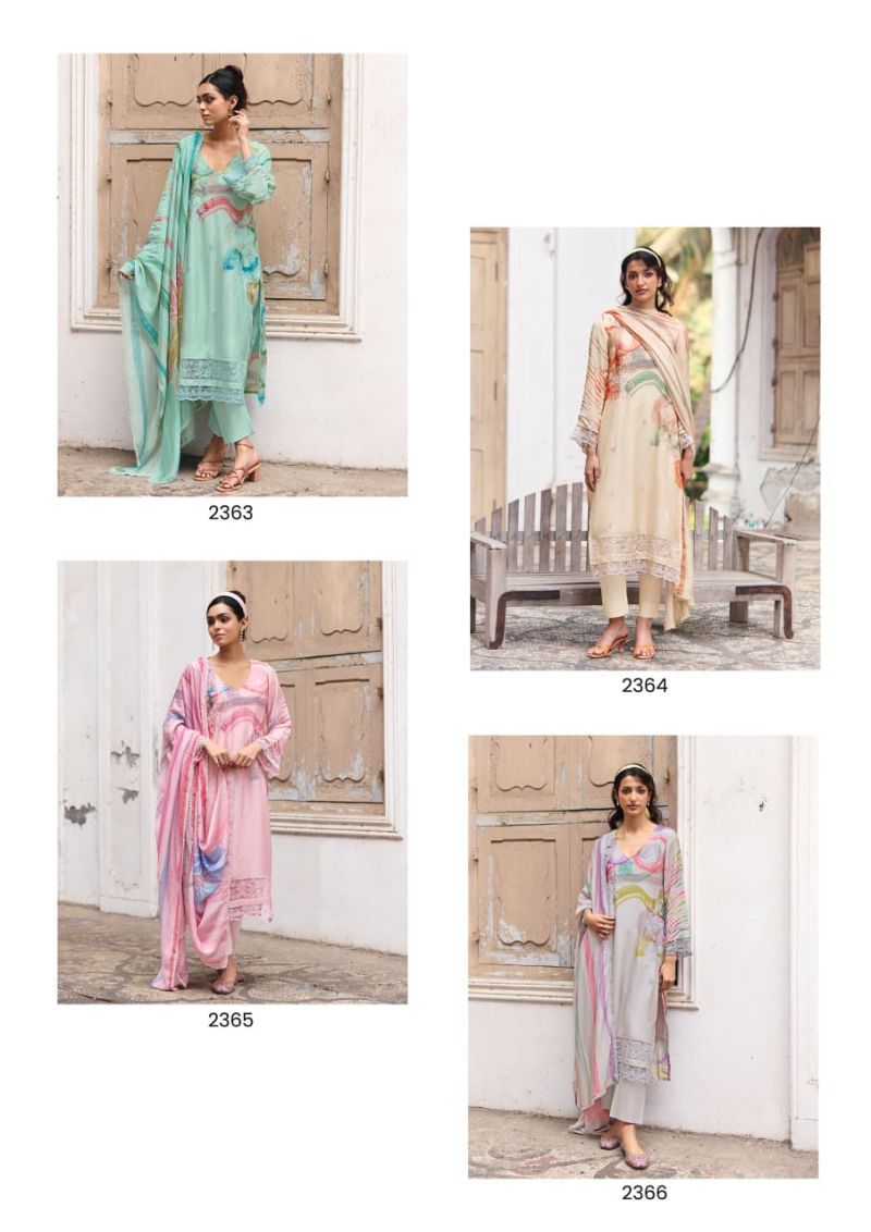 Kimora Ronaq Pure Lawn Cotton Digital Printed Salwar Kameez — Wholesale Salwar Suits, Kimora wholesale from Surat — view 5