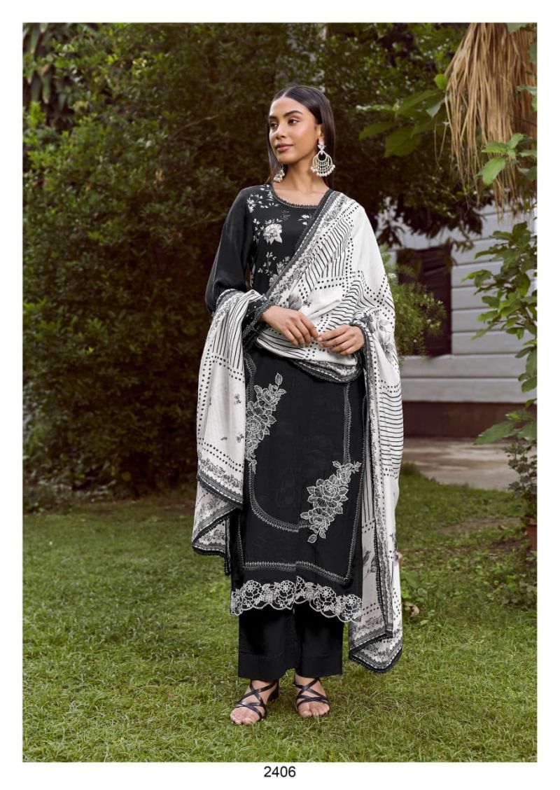 Kimora Roshnai Vol 90 Muslin Digital Printed Salwar Kameez Catalog — Printed Cotton Dress Material, Vardan Ethnic wholesale from Surat — view 4