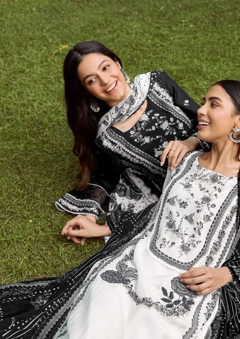 Kimora Roshnai Vol 90 Muslin Digital Printed Salwar Kameez Catalog — Printed Cotton Dress Material, Vardan Ethnic wholesale from Surat — view 7