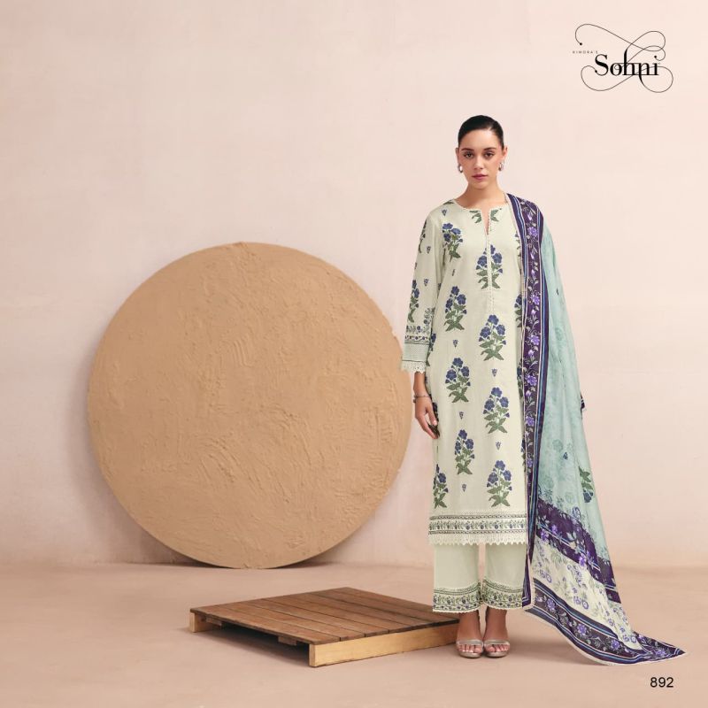 Kimora Sohni Chaap Vol 82 Cotton Lawn Digital Printed Salwar Suit — Wholesale Dress Material, Kimora wholesale from Surat — view 7