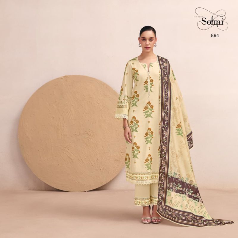 Kimora Sohni Chaap Vol 82 Cotton Lawn Digital Printed Salwar Suit — Wholesale Dress Material, Kimora wholesale from Surat — view 6