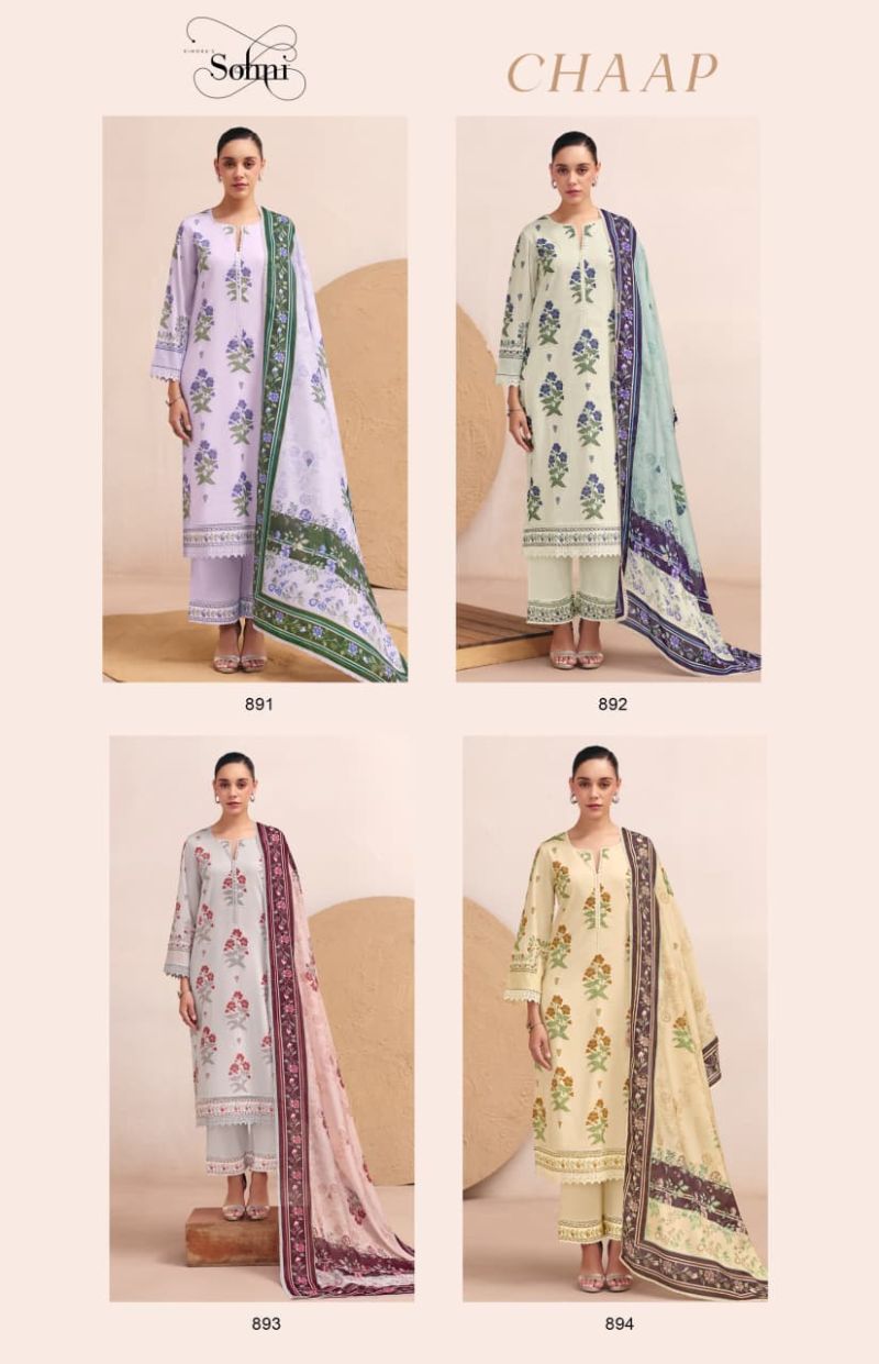 Kimora Sohni Chaap Vol 82 Cotton Lawn Digital Printed Salwar Suit — Wholesale Dress Material, Kimora wholesale from Surat — view 9