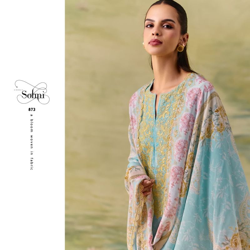 Kimora Sohni Season Muslin Digital Printed Salwar Kameez Catalog — Wholesale Dress Material, Vardan Ethnic wholesale from Surat — view 13