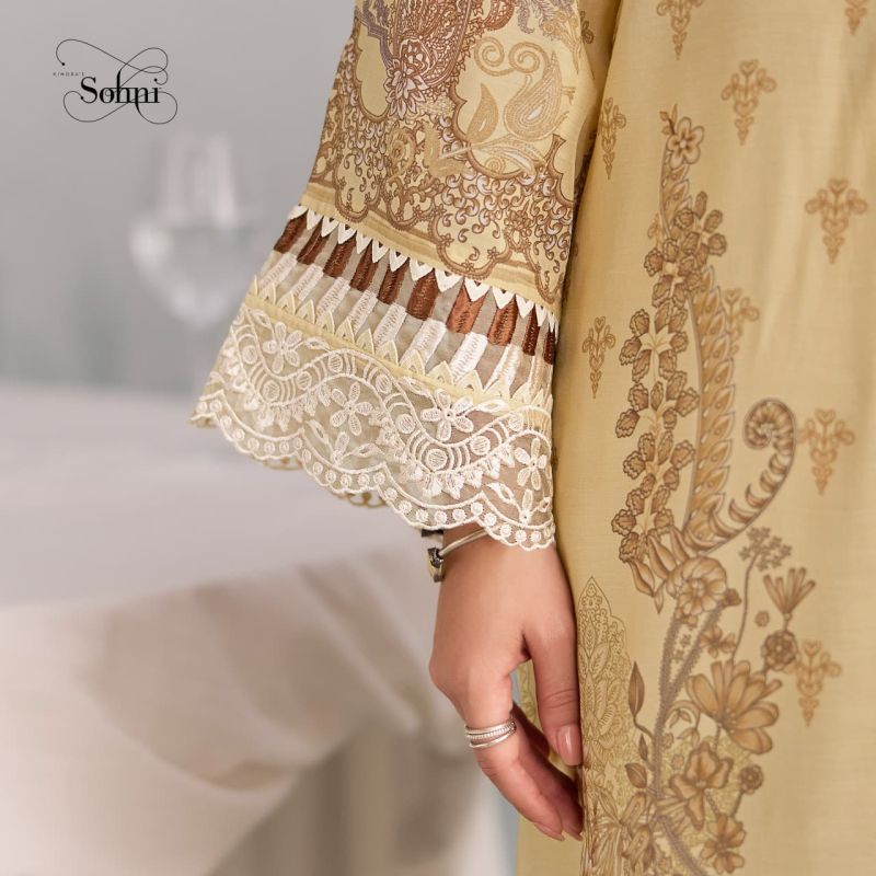 Kimora Sohni Twilight Vol 88 Muslin Embroidered Salwar Kameez — Wholesale Festival Salwar Suits, Kimora wholesale from Surat — view 8