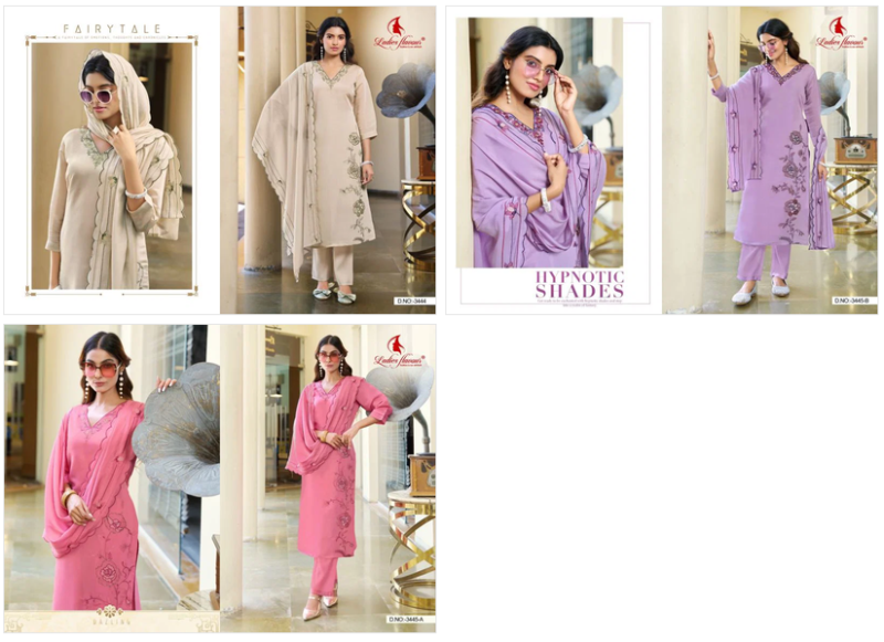 Ladies Flavour Mul Chanderi Embroidered Readymade Salwar Suit — Wholesale Kurtis, Mittoo wholesale from Surat — view 2