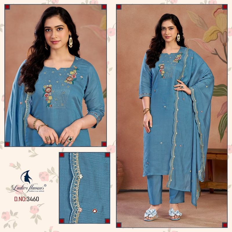 Hoor Tex 894 A To D Rayon Satin Embroidered Salwar Kameez Catalog