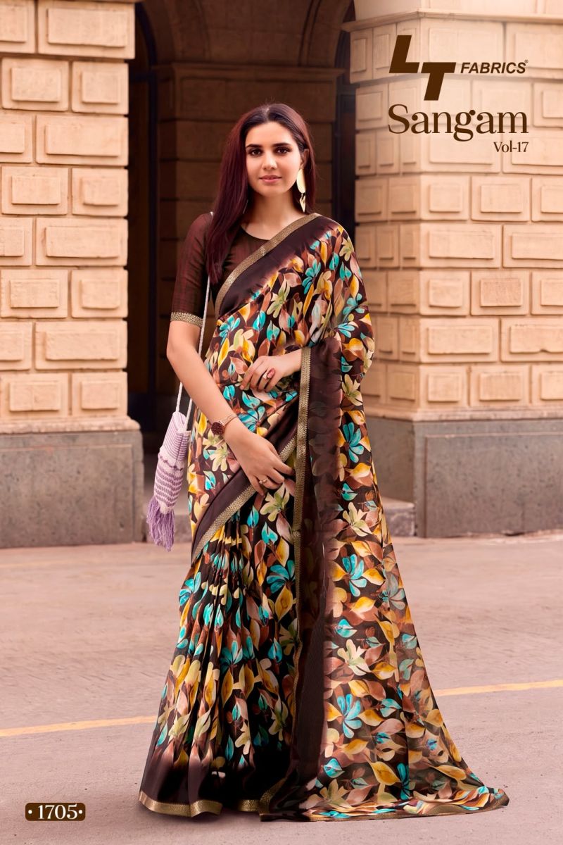 Lt Sangam Vol 17 Micro Printed Saree Collection