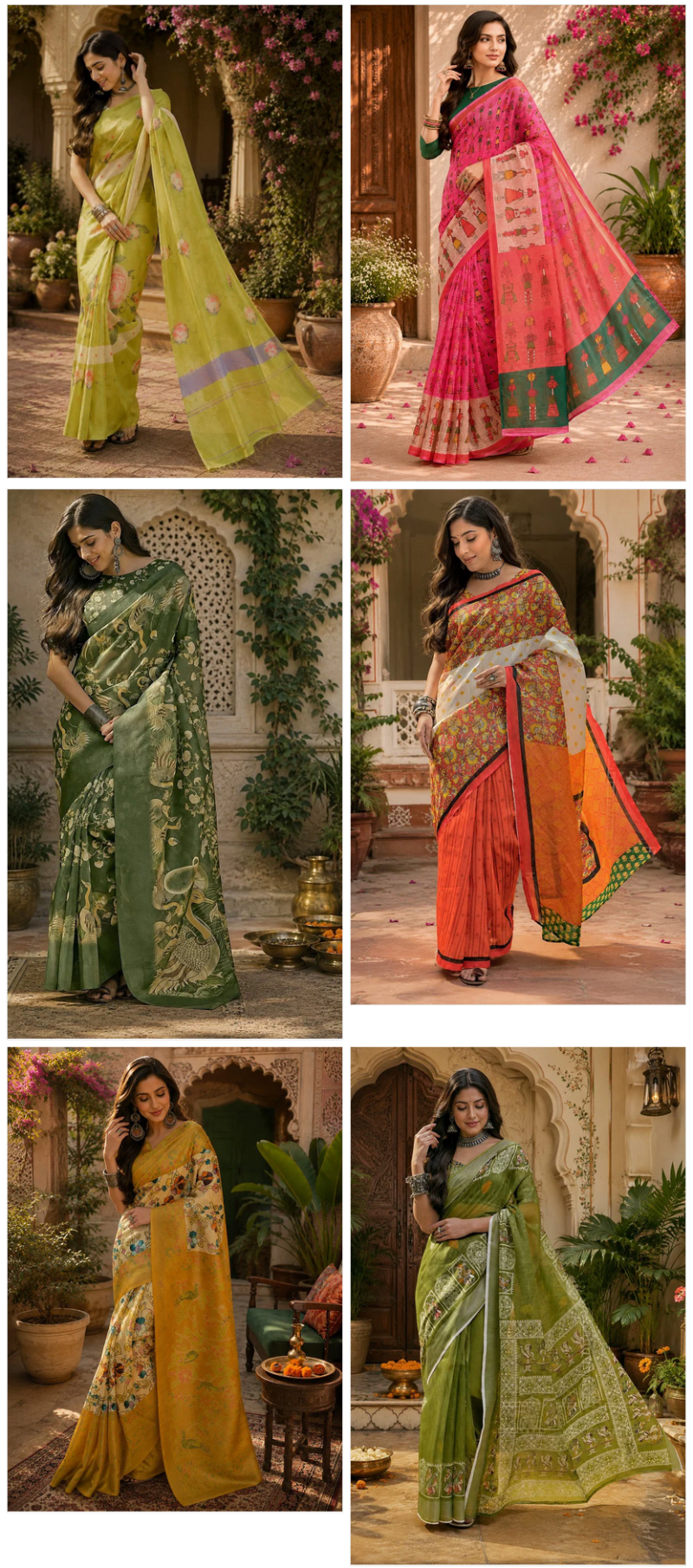 Meera 347 Linen Digital Printed Saree Catalog — Wholesale Sarees, MPA wholesale from Surat — view 7