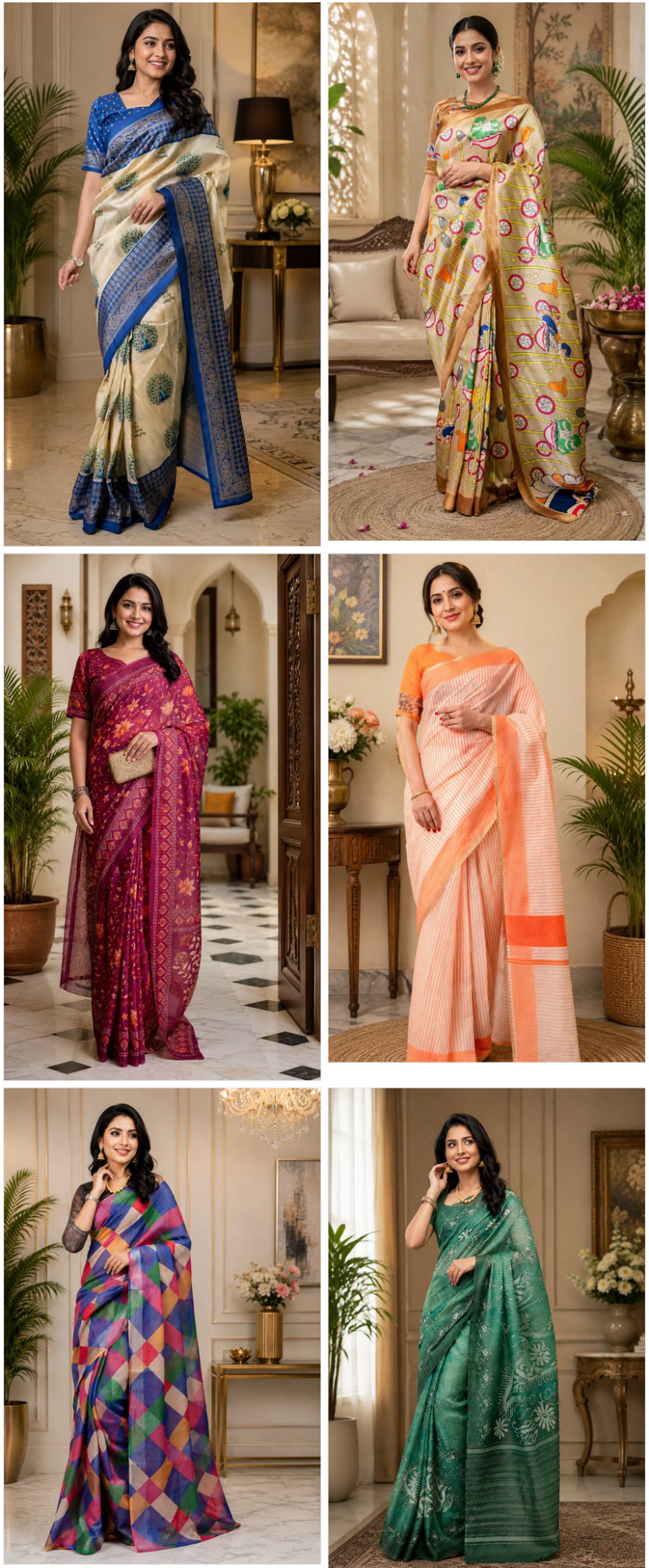 Meera 353 Chanderi Cotton Digital Printed Ready To Wear Catalog — Festival Sarees, Vardan Ethnic wholesale from Surat — view 7