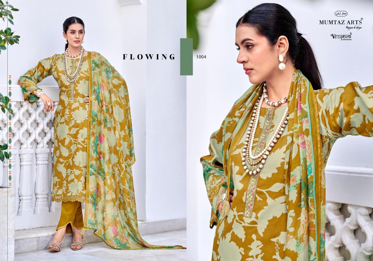 Mumtaz Arts Amelia Viscose Jam Digital Printed Dress Material Catalog — Wholesale Dress Material, Vardan Ethnic wholesale from Surat — view 5