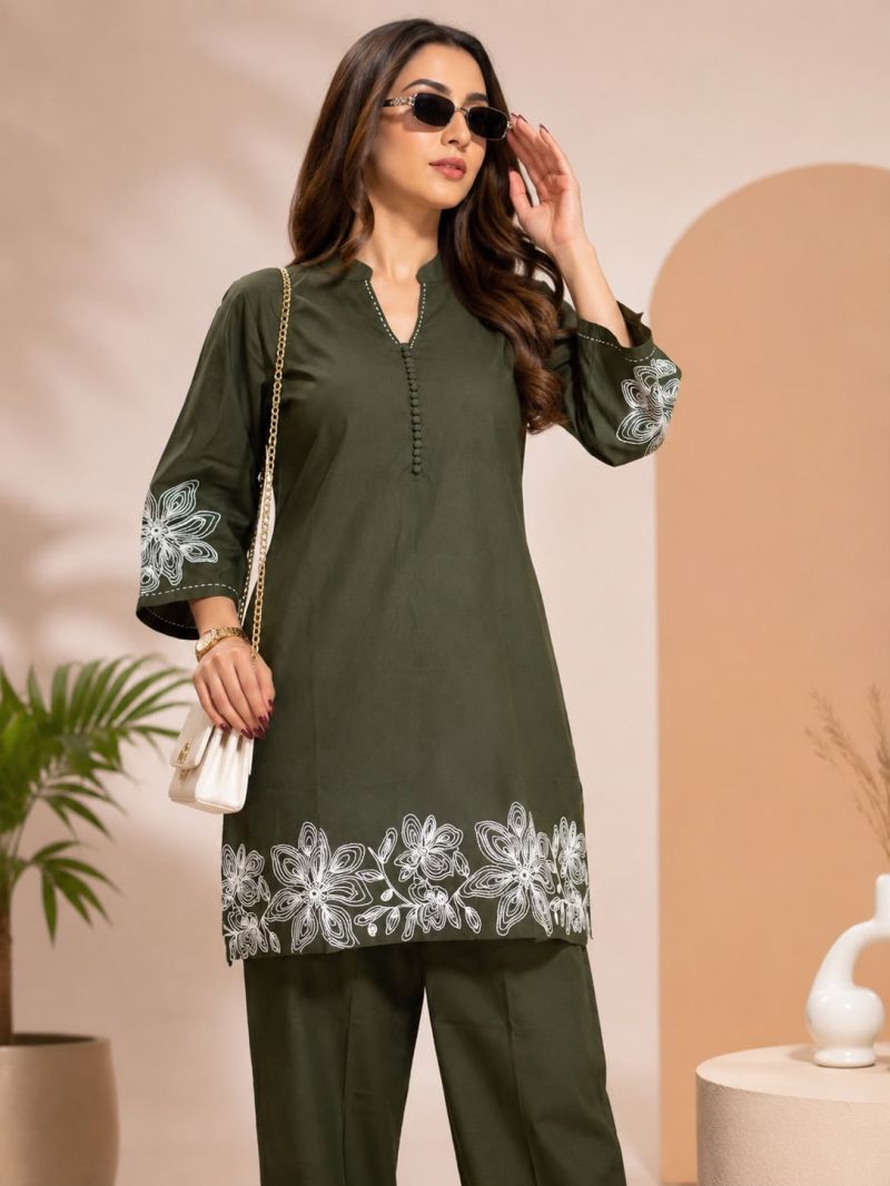 Naisha K 1085 Pure Cotton Co Ord Set Catalog — Wholesale Kurtis, MPA wholesale from Surat — view 4