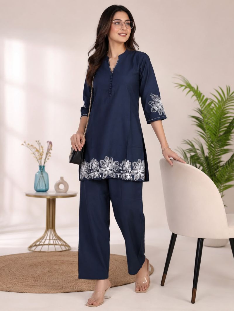 Naisha K 1085 Pure Cotton Co Ord Set Catalog — Wholesale Kurtis, MPA wholesale from Surat — view 3