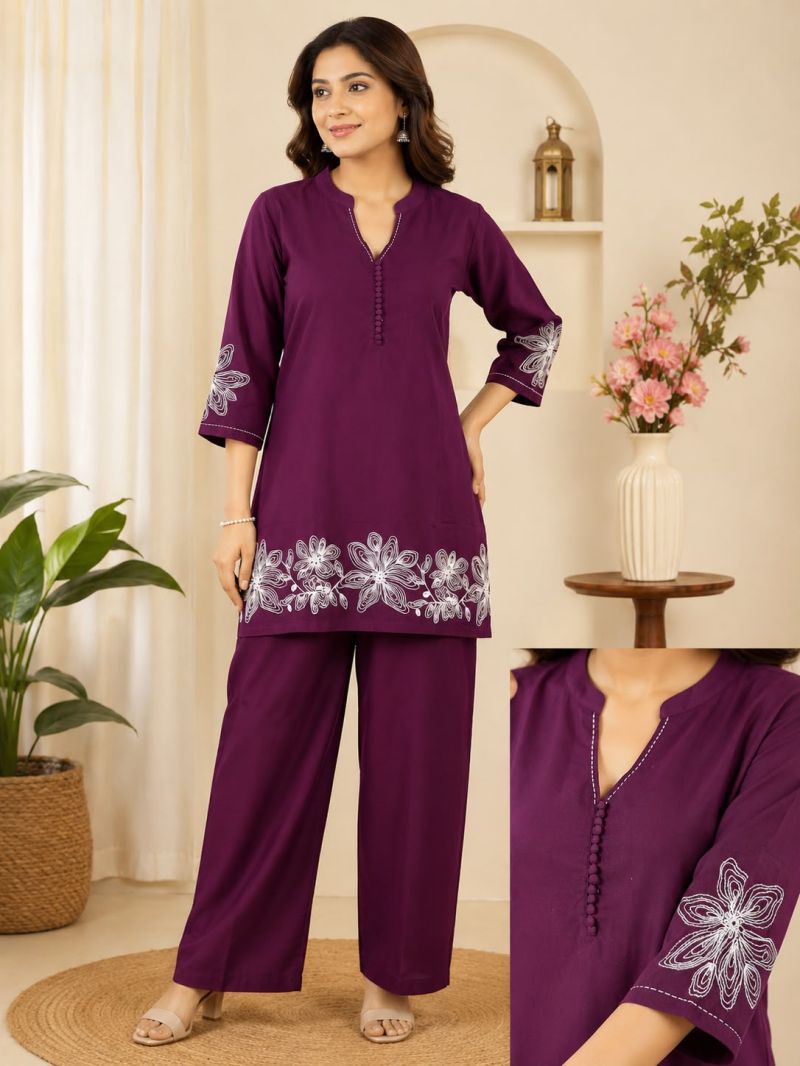 Naisha K 1085 Pure Cotton Co Ord Set Catalog