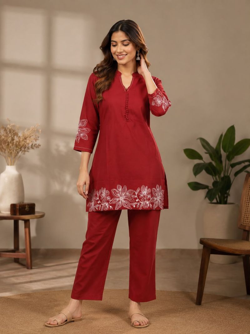 Naisha K 1085 Pure Cotton Co Ord Set Catalog — Wholesale Kurtis, MPA wholesale from Surat — view 6