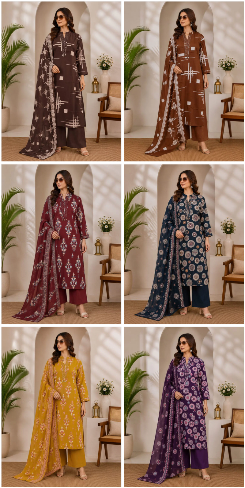 Naisha K 1139 Cotton Printed Hand Work Kurti With Bottom Dupatta Set — Wholesale Readymade Suit, Vardan Ethnic wholesale from Surat — view 7