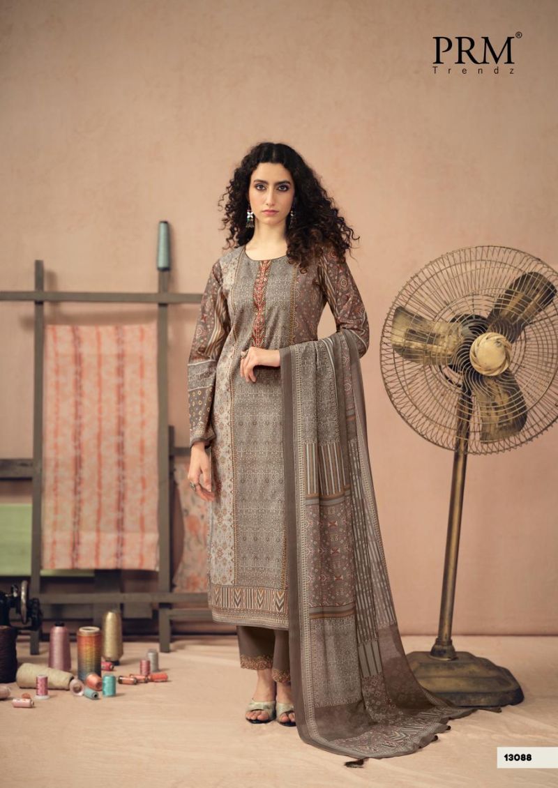 Prm Rozana Cambric Cotton Digital Printed Salwar  Suit — Wholesale Salwar Suits, Prm Trendz wholesale from Surat — view 9