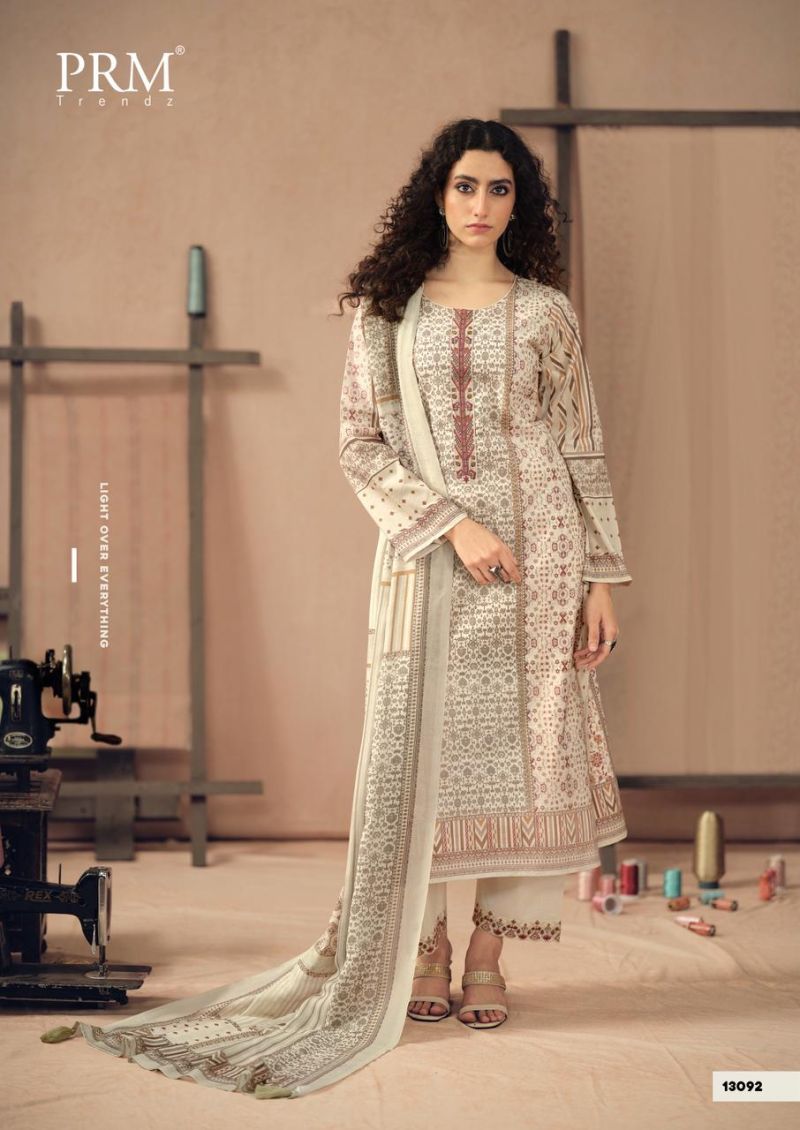 Prm Rozana Cambric Cotton Digital Printed Salwar  Suit — Wholesale Salwar Suits, Prm Trendz wholesale from Surat — view 6
