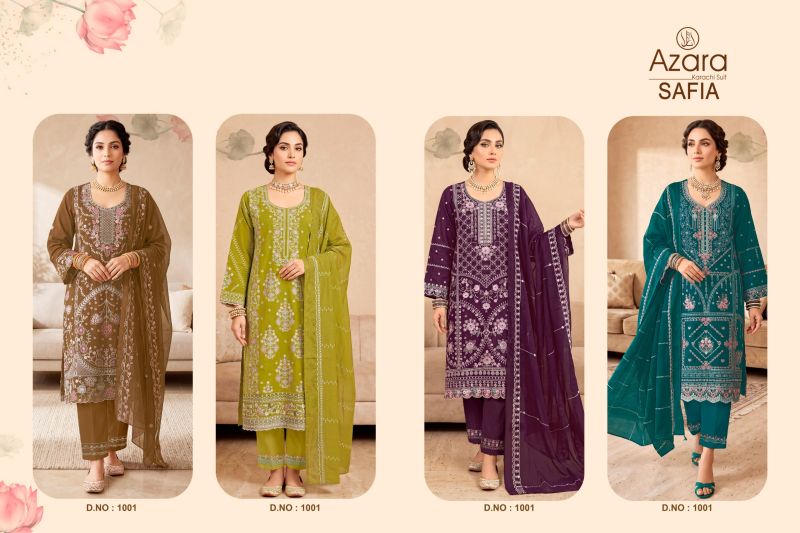Radhika Azara Safia Lawn Cotton Embroidered Salwar Kameez Catalog — Wholesale Readymade Suit, Radhika wholesale from Surat — view 8