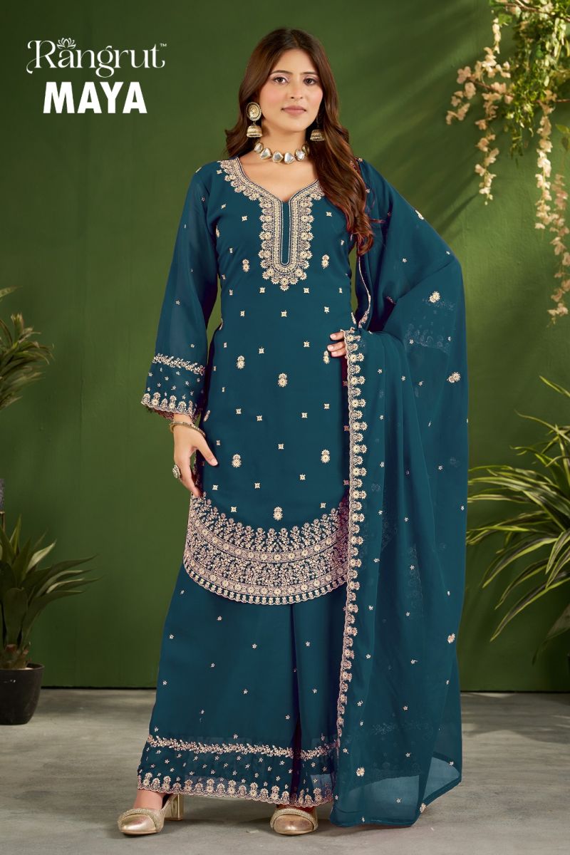Rangrut Maya Georgette Embroidered Salwar Kameez Catalog