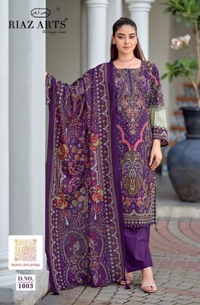 Riaz Arts Nayra Vol 43 Cotton Digital Printed Dress Material Catalog