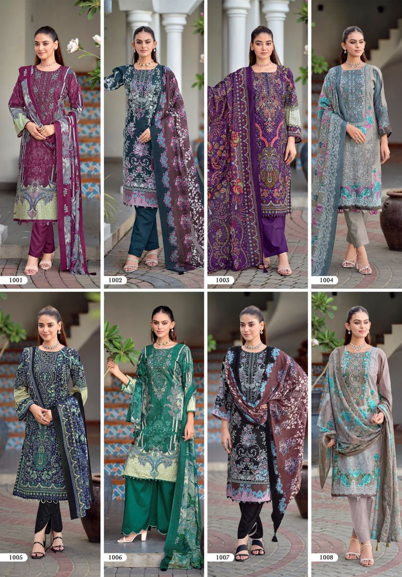 Riaz Arts Nayra Vol 43 Cotton Digital Printed Dress Material Catalog — Cotton Dress Material, Vardan Ethnic wholesale from Surat — view 10