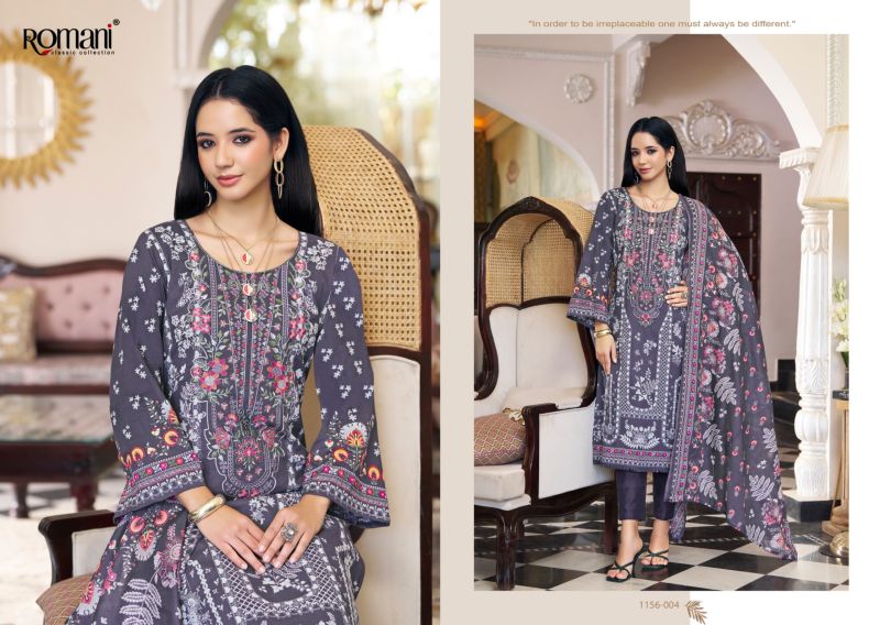 Romani Aarzu Vol 35 Soft Cotton Digital Printed Dress Material Catalog — Wholesale Dress Material, Romani wholesale from Surat — view 5