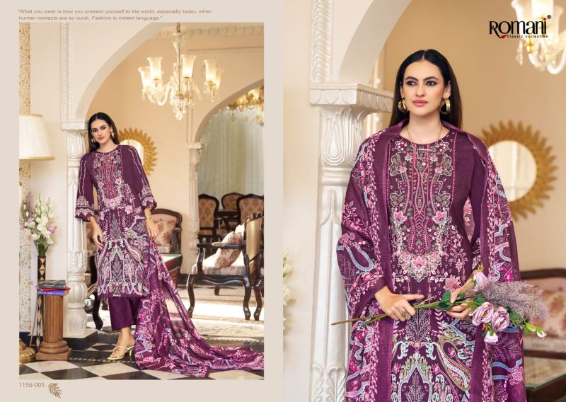 Romani Aarzu Vol 35 Soft Cotton Digital Printed Dress Material Catalog — Wholesale Dress Material, Romani wholesale from Surat — view 6
