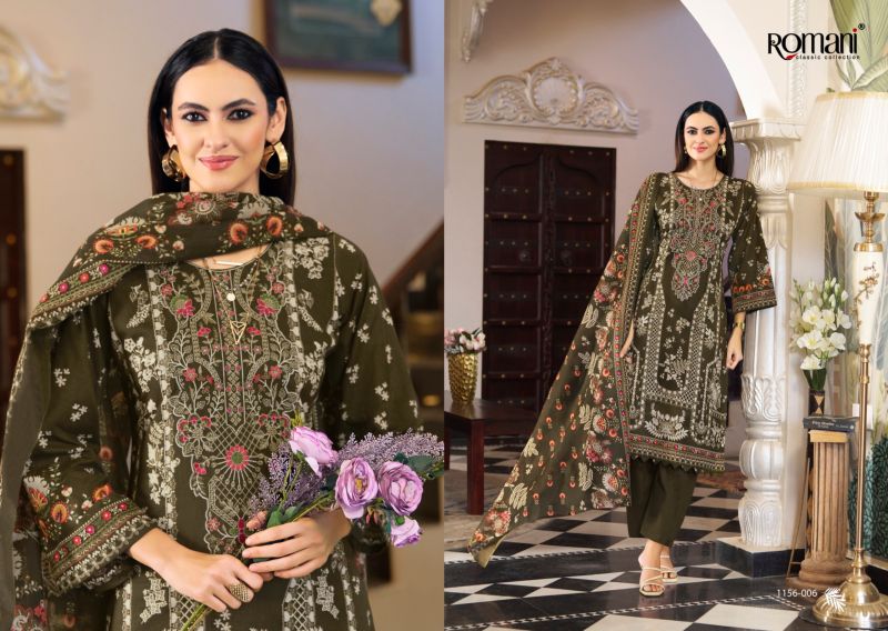 Romani Aarzu Vol 35 Soft Cotton Digital Printed Dress Material Catalog — Wholesale Dress Material, Romani wholesale from Surat — view 7