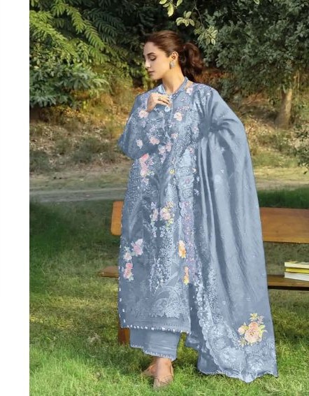 Saniya 1016 A To D Cotton Chikankari Embroidered Salwar Kameez Catalog