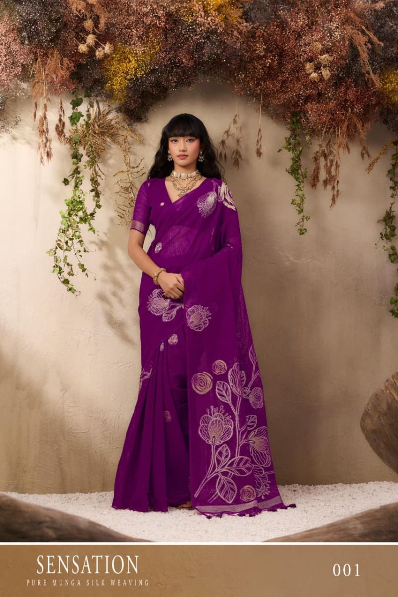 Rajtex Sensation Munga Silk Handloom Weaving Saree Catalog