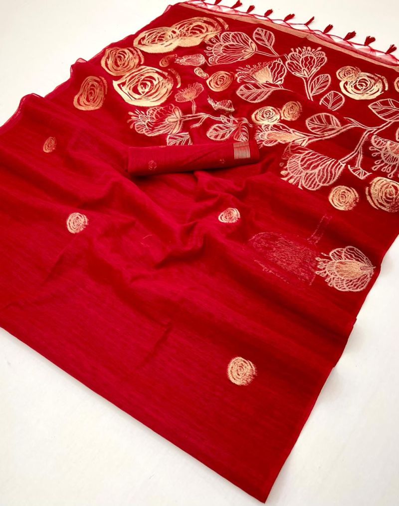 Rajtex Sensation Munga Silk Handloom Weaving Saree Catalog — Festival Sarees, Vardan Ethnic wholesale from Surat — view 11